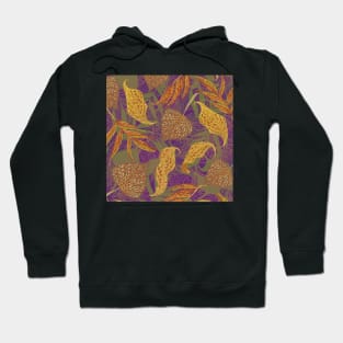 Fantasy Fall Leaves (Purple) Hoodie